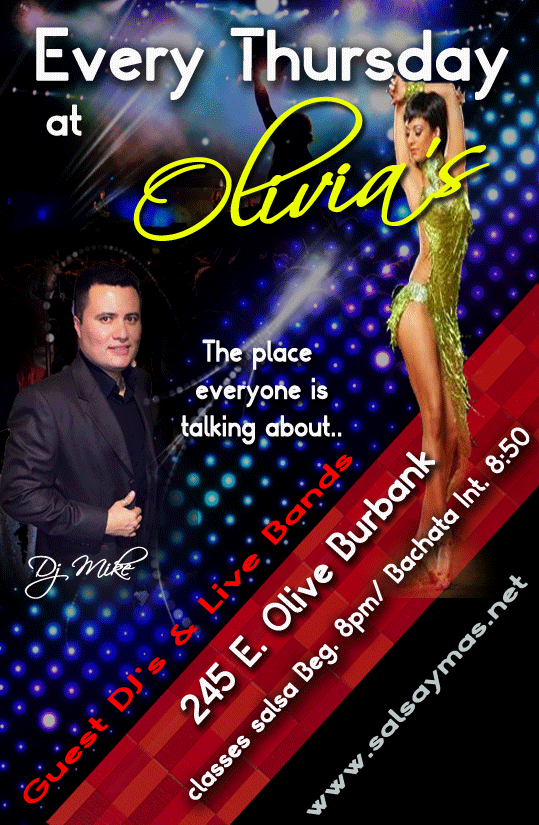 salsa dancing in Burbank Los Angeles