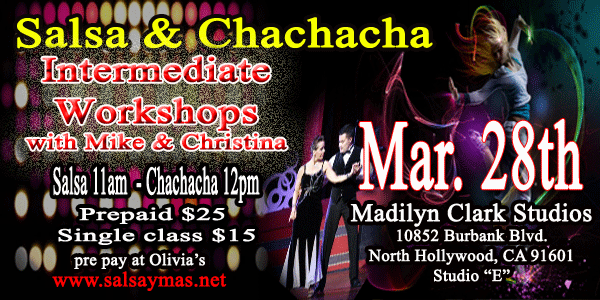 salsa dancing and classes, bachata instruction, learn salsa, los angeles, burbank, valley, glendale, private salsa classes