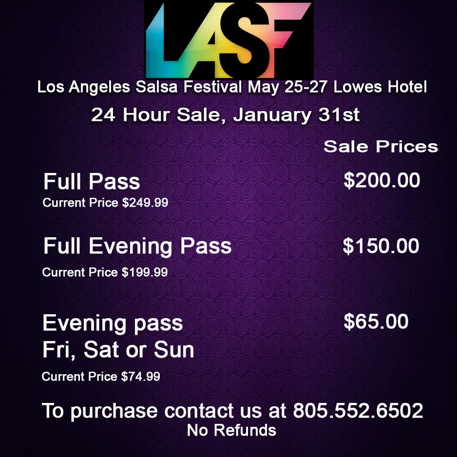 los angeles salsa congress discount tickets