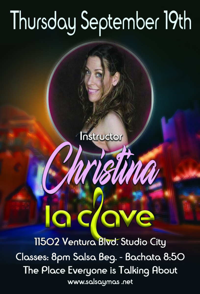 salsa classes on Thursday, sherman oaks, encino , studio city, san fernando valley salsa bachata classes